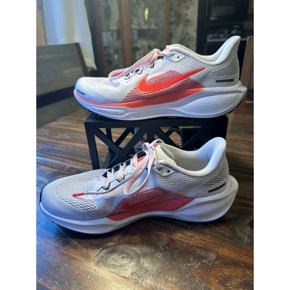 Nike Air Zoom Pegasus 41 Women Running Shoes White Bright Crimson FD2723-109 9.5